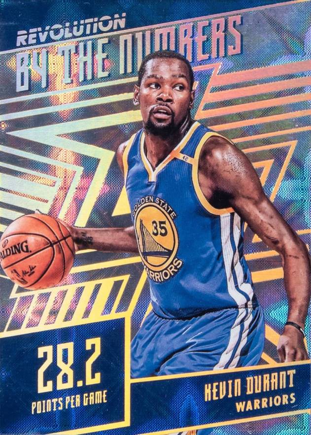 2016 Panini Revolution By the Numbers Kevin Durant #3 Basketball Card