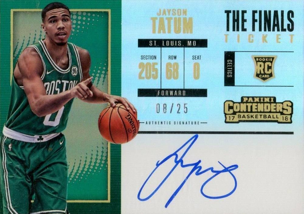 2017 Panini Contenders Jayson Tatum #103 Basketball Card