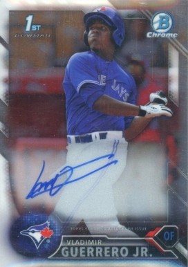 2016 Bowman Prospect Autographs Vladimir Guerrero Jr. #VG  Baseball Card