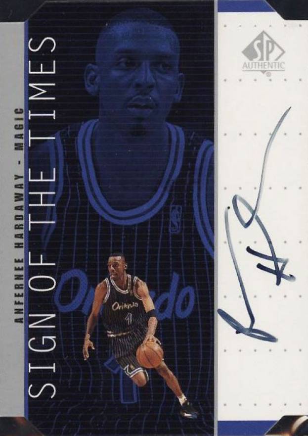 1998 SP Authentic Sign of the Times  Anfernee Hardaway #PN Basketball Card