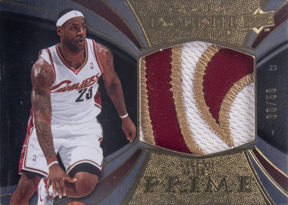 2008 Upper Deck Exquisite Collection Prime LeBron James #PRMLJ Basketball Card