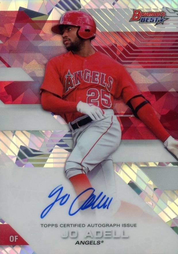 2017 Bowman's Best Best of 2017 Autograph Jo Adell #B17JA Baseball Card