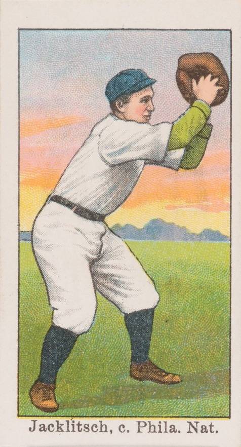 1909 Croft's Cocoa Jacklitsch, c. Phila. Nat. # Baseball Card