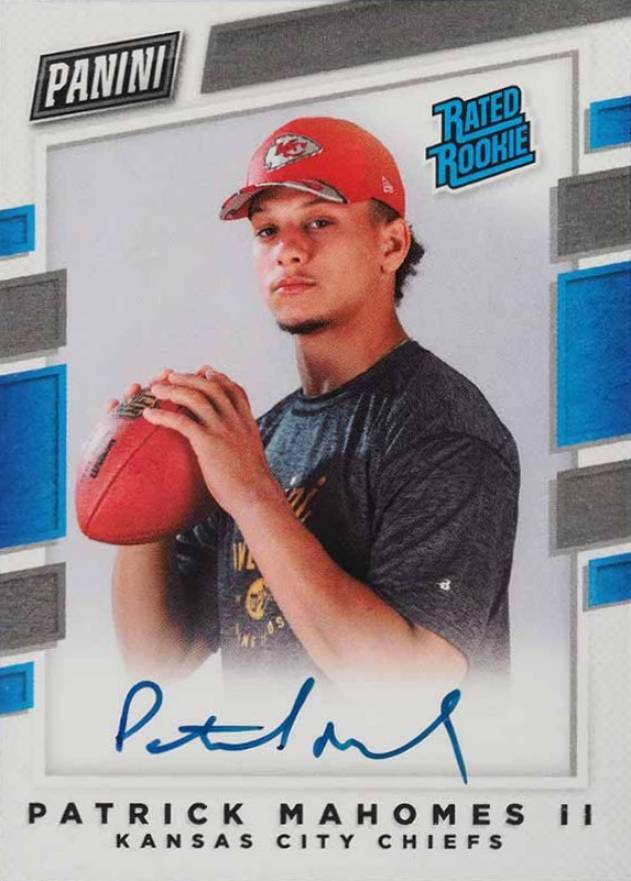 2017 Panini Instant Rookie Premiere Next Day Autograph Patrick Mahomes II # Football Card
