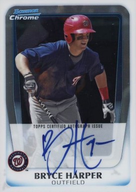 2011 Bowman Chrome Prospects Bryce Harper #BCP111 Baseball Card