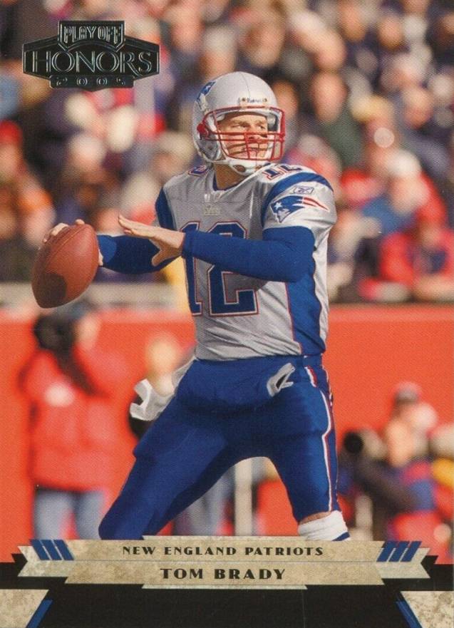 2005 Playoff Honors Tom Brady #61 Football Card