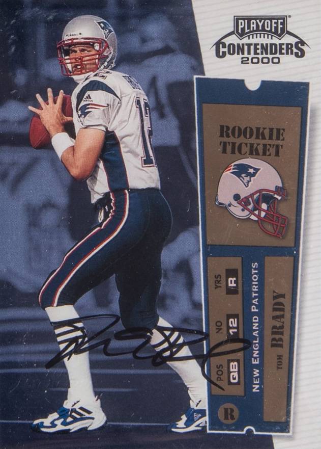 2000 Playoff Contenders Tom Brady #144 Football Card