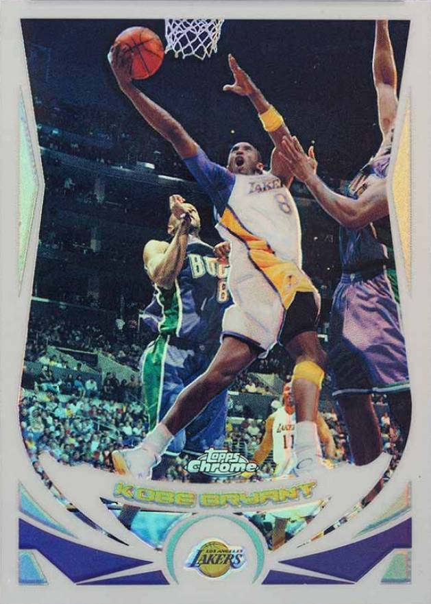 2004 Topps Chrome Kobe Bryant #8 Basketball Card