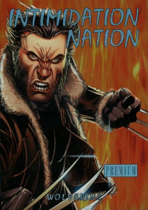 2013 Marvel Fleer Retro Intimidation Nation Wolverine #1 Non-Sports Card