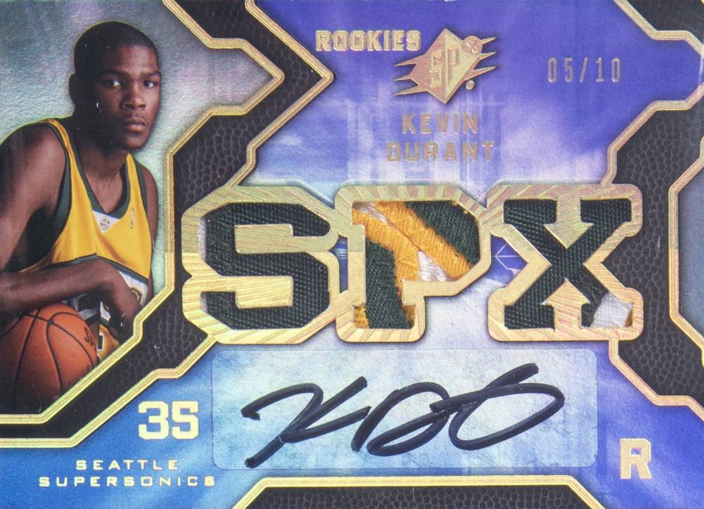 2007 SPx Kevin Durant #101 Basketball Card