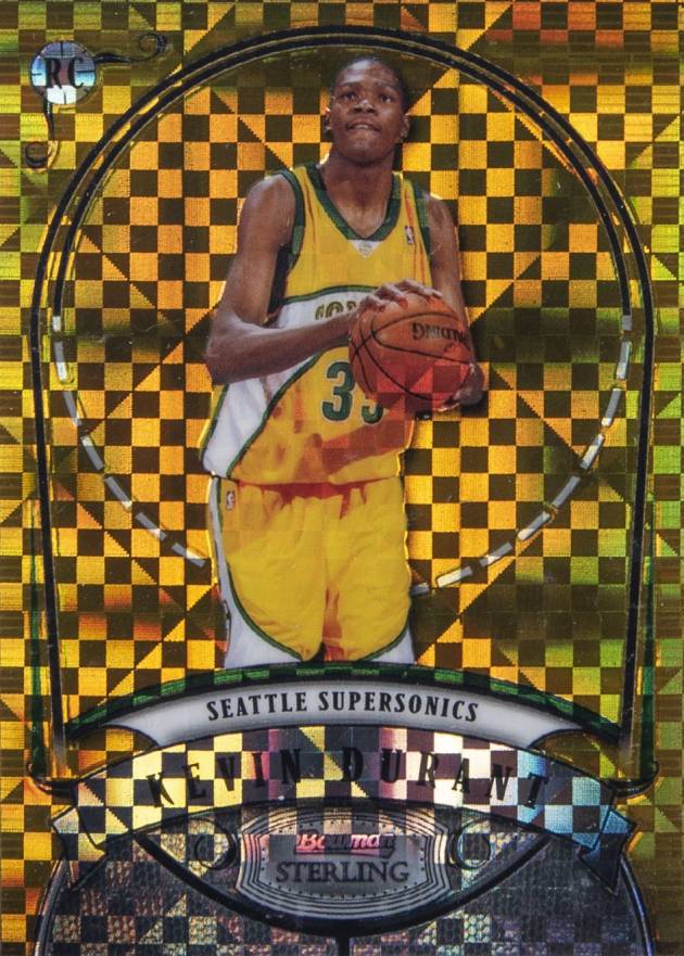 2007 Bowman Sterling Kevin Durant #KD Basketball Card