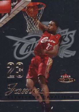 2003 Fleer Mystique LeBron James #99 Basketball Card