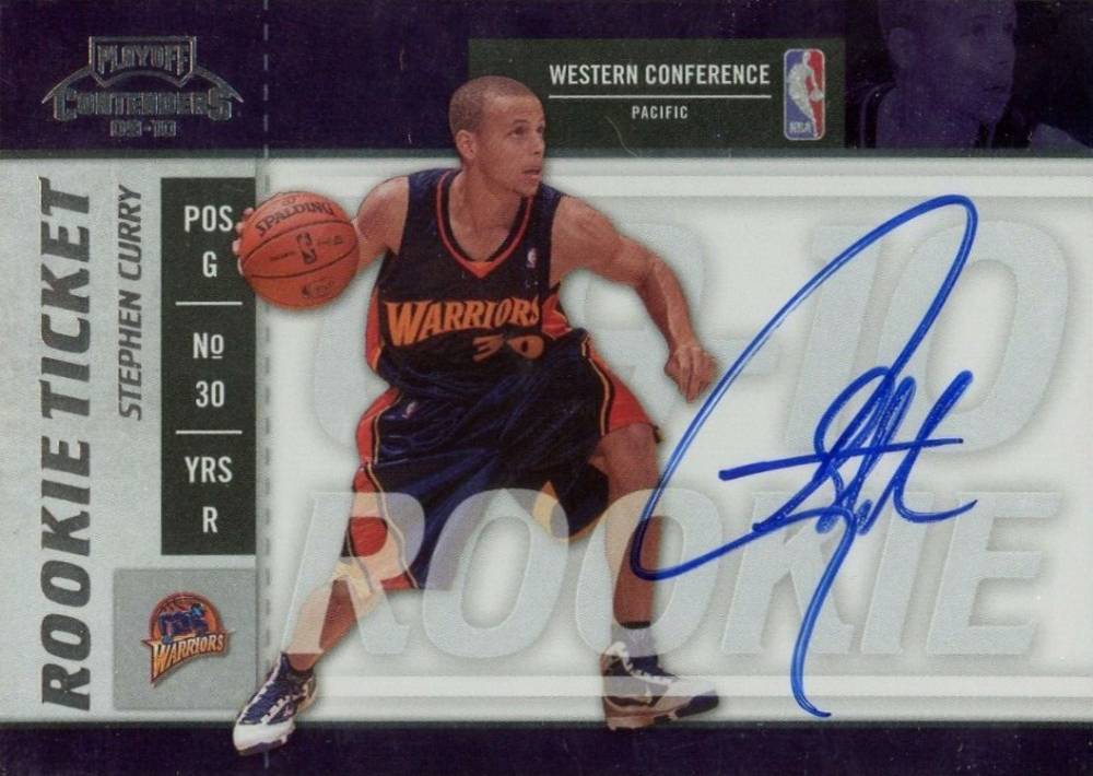 2009 Playoff Contenders Stephen Curry #106 Basketball Card
