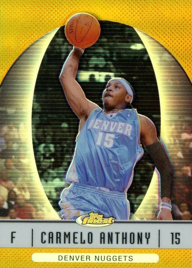 2006 Finest Carmelo Anthony #1 Basketball Card