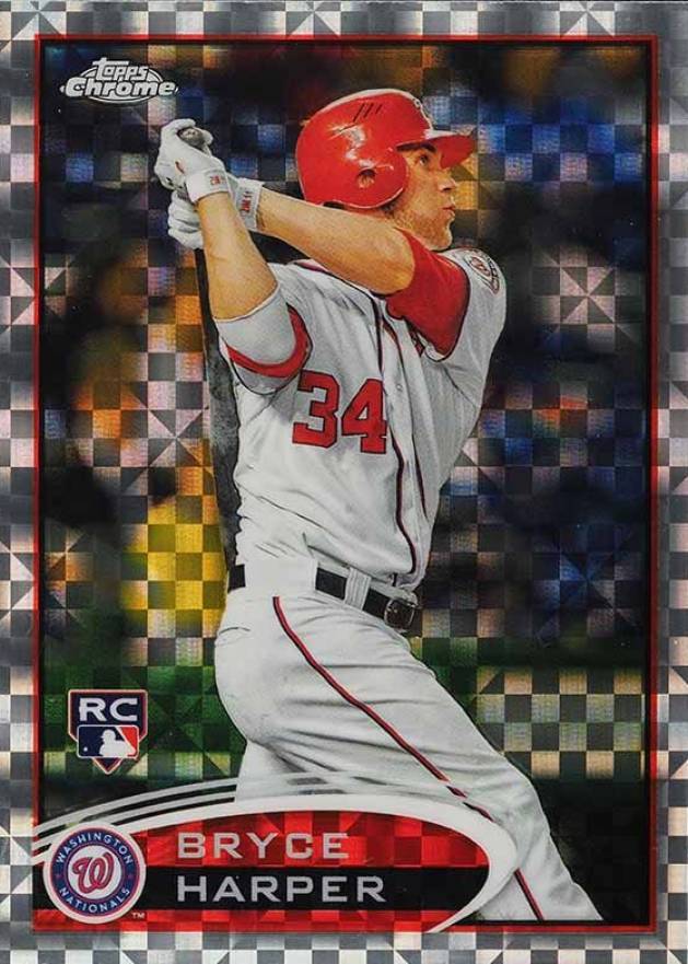 2012 Topps Chrome Bryce Harper #196 Baseball Card