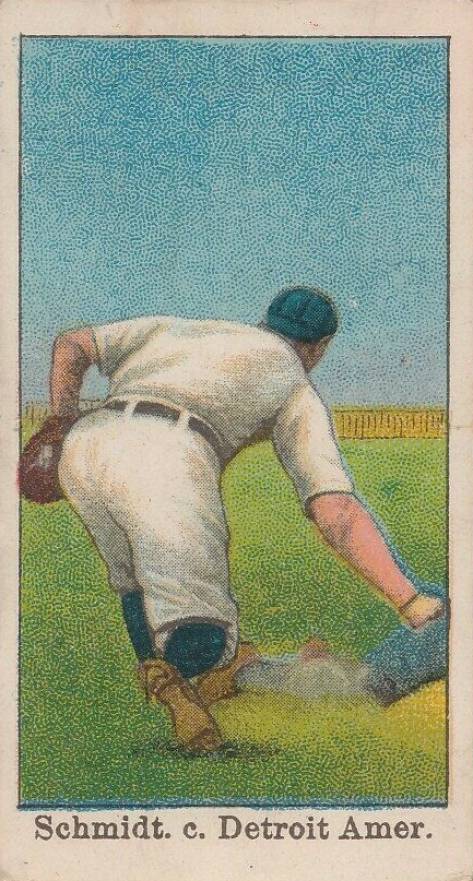 1909 Dockman & Sons Schmidt, c. Detroit Amer. # Baseball Card