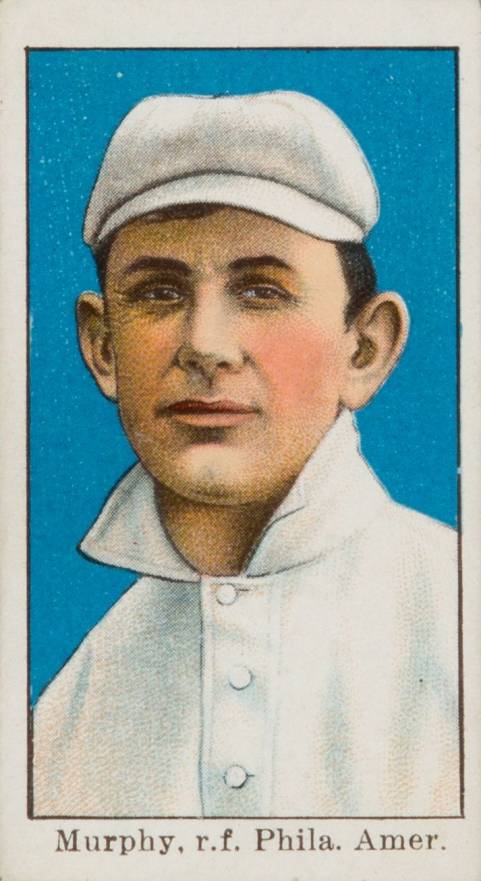 1909 Dockman & Sons Murphy, r.f. Phila. Amer. # Baseball Card