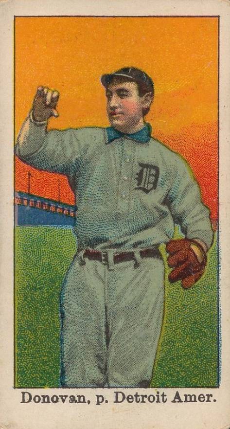 1909 Dockman & Sons Donovan, p. Detroit Amer. # Baseball Card