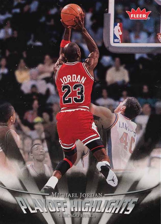 2007 Fleer Jordan Box Set-Playoff Highlights Michael Jordan #PH26 Basketball Card