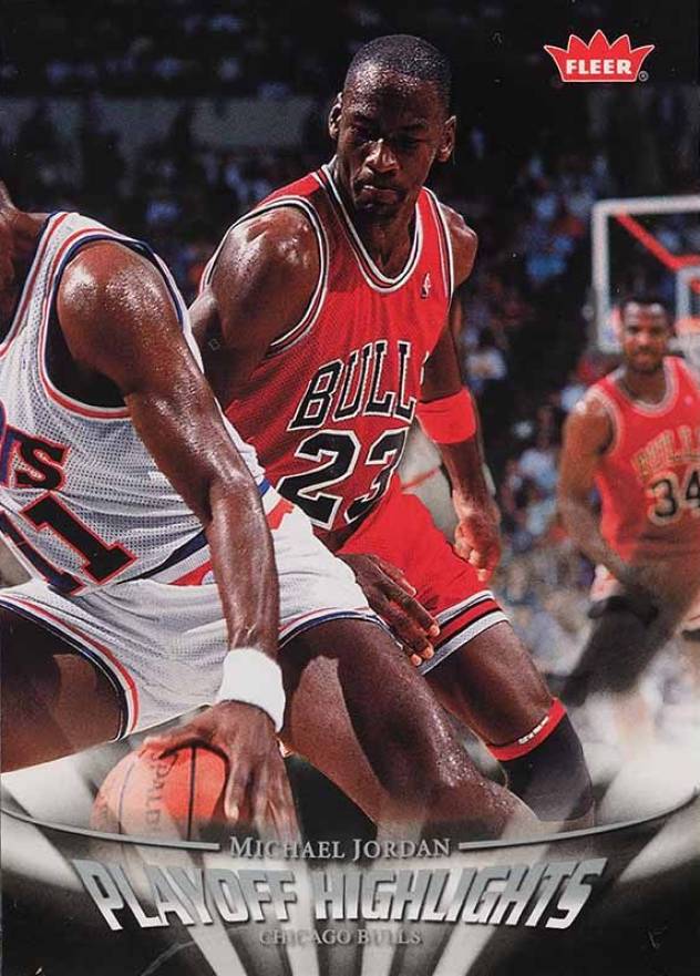 2007 Fleer Jordan Box Set-Playoff Highlights Michael Jordan #PH3 Basketball Card