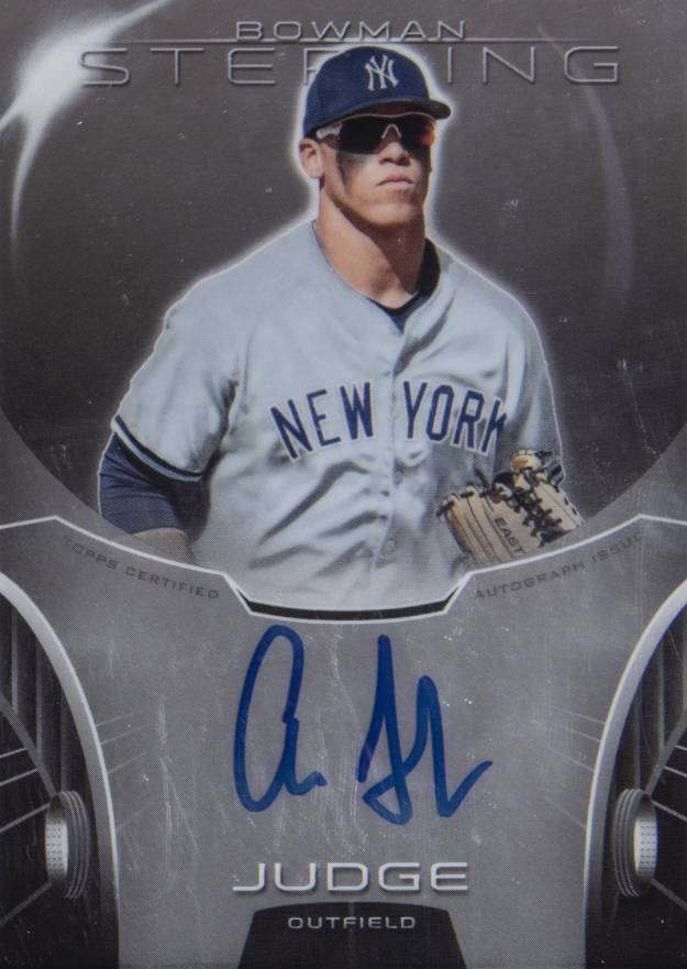 2013 Bowman Sterling Autograph Prospects Aaron Judge #AJ Baseball Card