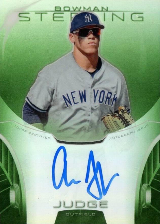 2013 Bowman Sterling Autograph Prospects Aaron Judge #AJ Baseball Card