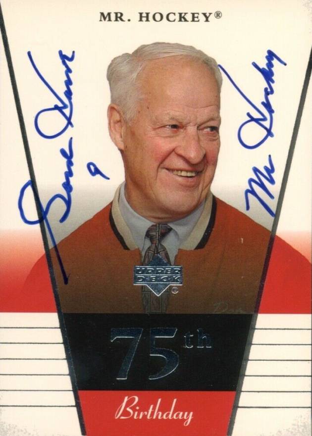 2003 Upper Deck Gordie Howe # Hockey Card