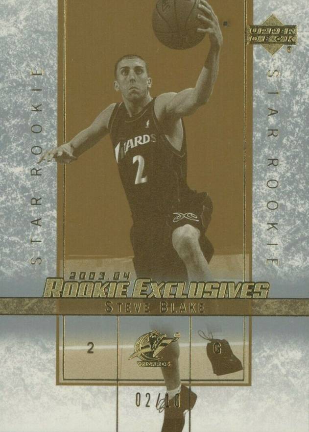 2003 Upper Deck Rookie Exclusives Steve Blake #29 Basketball Card