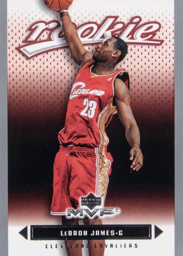 2003 Upper Deck MVP LeBron James #201 Basketball Card