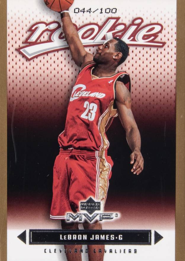 2003 Upper Deck MVP LeBron James #201 Basketball Card