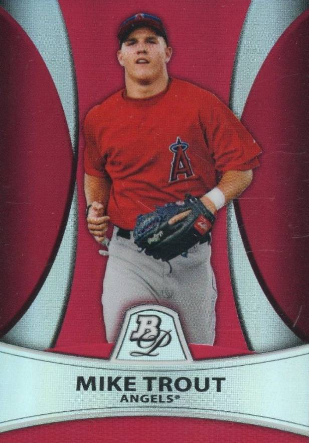 2010 Bowman Platinum Prospects Mike Trout #PP5 Baseball Card