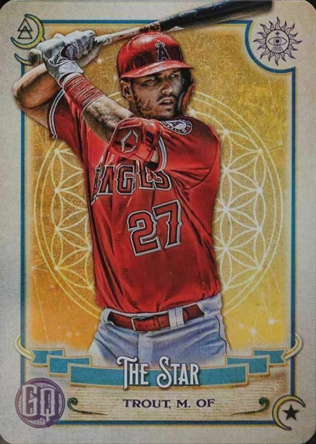 2020 Topps Gypsy Queen Tarot of the Diamond Mike Trout #8 Baseball Card