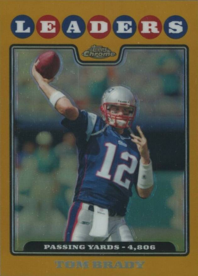 2008 Topps Chrome Tom Brady #TC121 Football Card