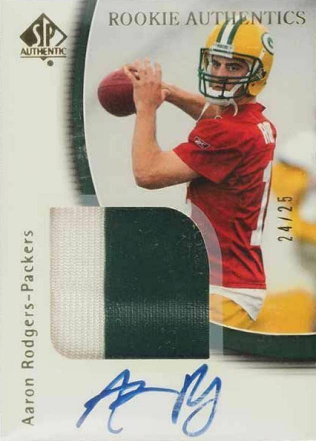 2005 SP Authentic  Aaron Rodgers #252 Football Card