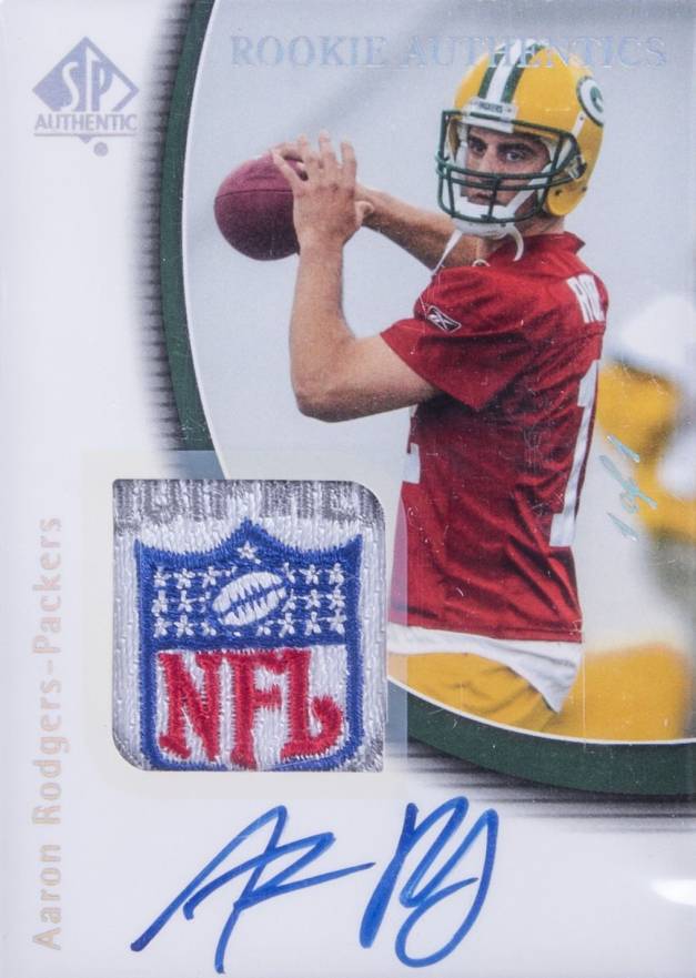 2005 SP Authentic  Aaron Rodgers #252 Football Card
