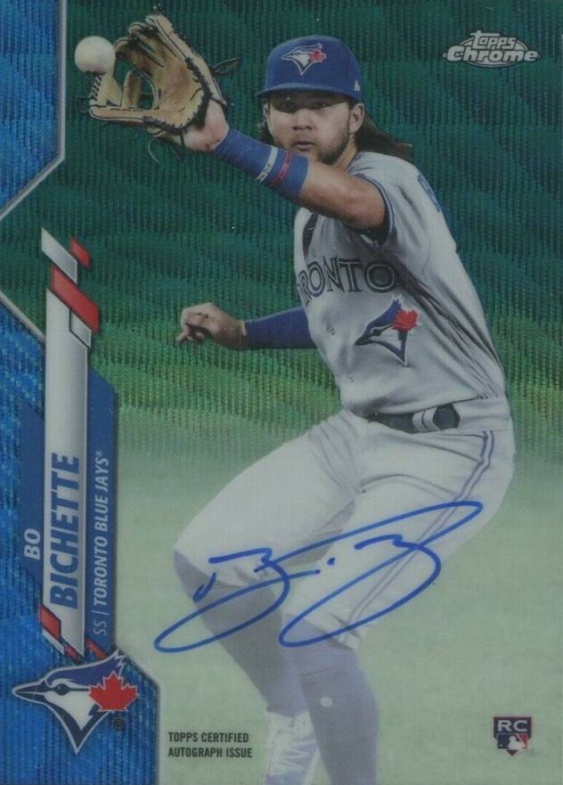 2020 Topps Chrome Rookie Autographs Bo Bichette #RABBI Baseball Card