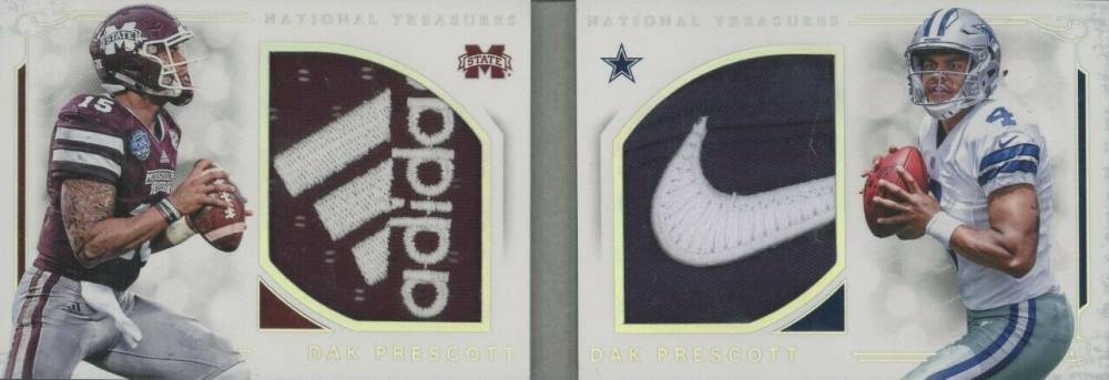 2016 Panini National Treasures National History Materials Dak Prescott #11 Football Card
