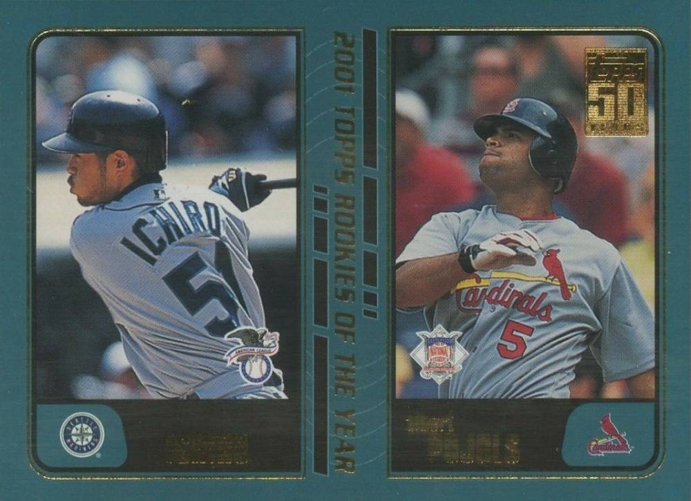2001 Topps Traded Albert Pujols/Ichiro #T99 Baseball Card