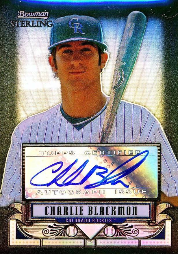 2008 Bowman Sterling Prospects Charlie Blackmon #BSPCB Baseball Card