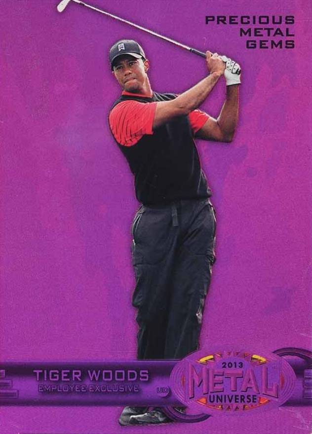 2013 Upper Deck Employee Exclusive Precious Metal Gems Tiger Woods #E-TW Other Sports Card