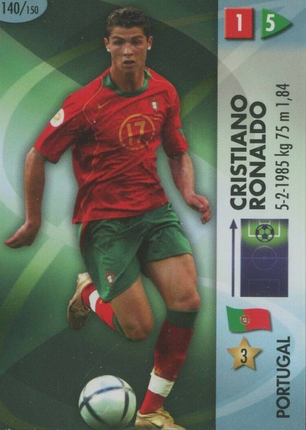 2006 Panini GOAAAL! World Cup Germany Cristiano Ronaldo #140 Soccer Card