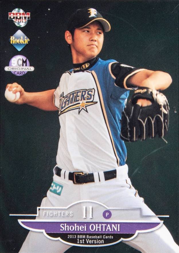 2013 BBM 1st Version Shohei Ohtani #208 Baseball Card