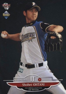 2013 BBM 1st Version Shohei Ohtani #183 Baseball Card