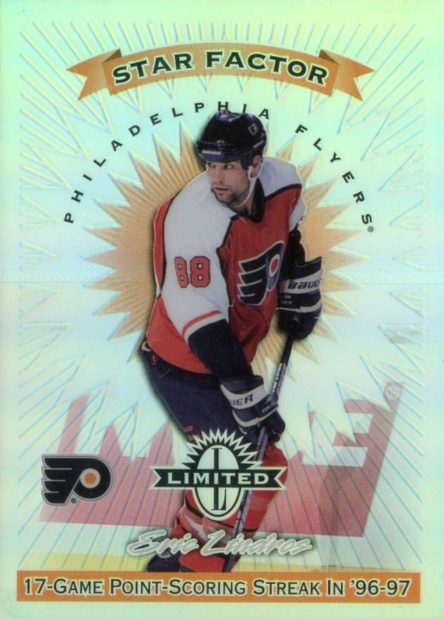 1997 Donruss Limited Exposure Eric Lindros #183 Hockey Card