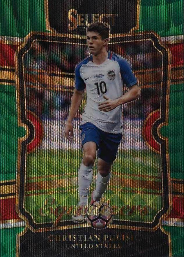 2017 Panini Select Equalizers Christian Pulisic #EQ40 Soccer Card