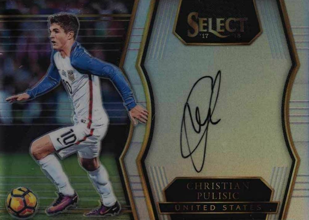 2017 Panini Select Signatures Christian Pulisic #SS-CP Soccer Card