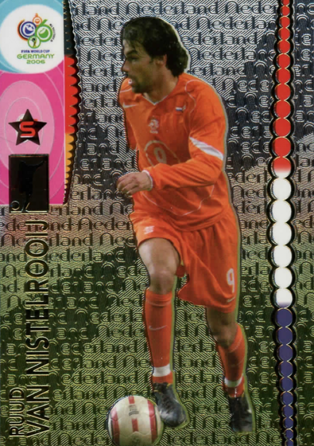 2006 Panini World Cup Germany Ruud Van Nistelrooij #158 Soccer Card