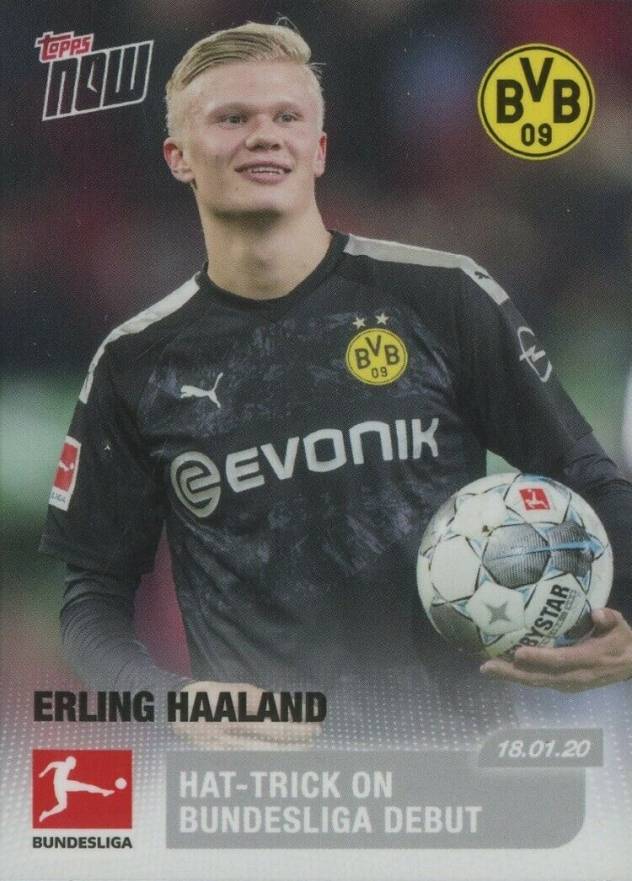 2019 Topps Now Bundesliga Erling Haaland #99 Soccer Card