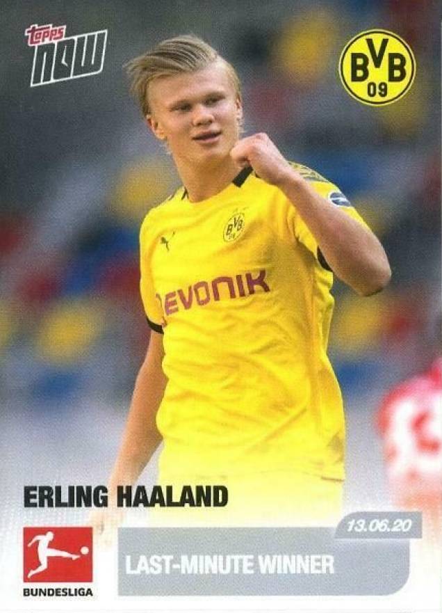 2019 Topps Now Bundesliga Erling Haaland #173 Boxing & Other Card