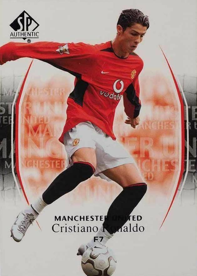 2004 SP Authentic Manchester United Cristiano Ronaldo #67 Soccer Card